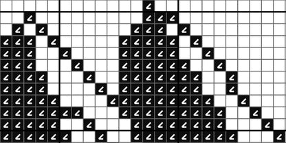 Pixelated image of a cat on a grid background
